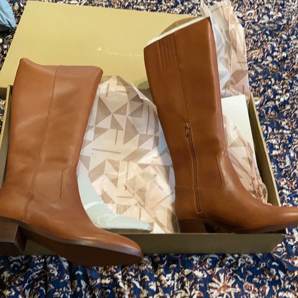 Anthropologie Leather Boots